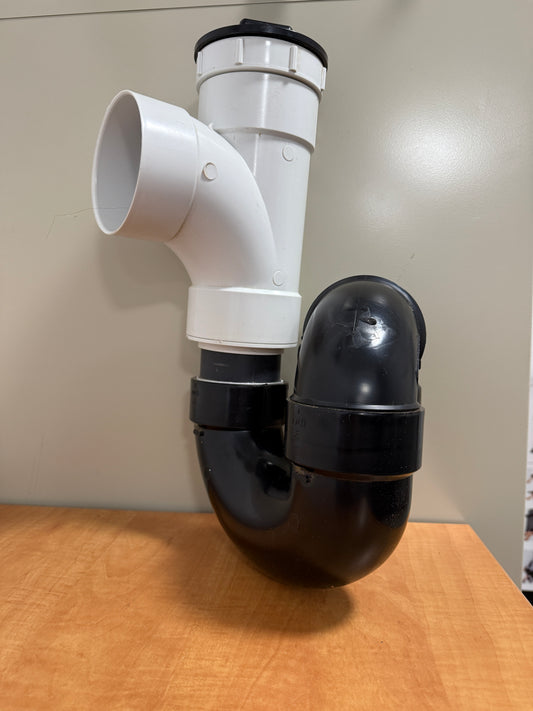 Petersons Back Water Valve with P-Trap