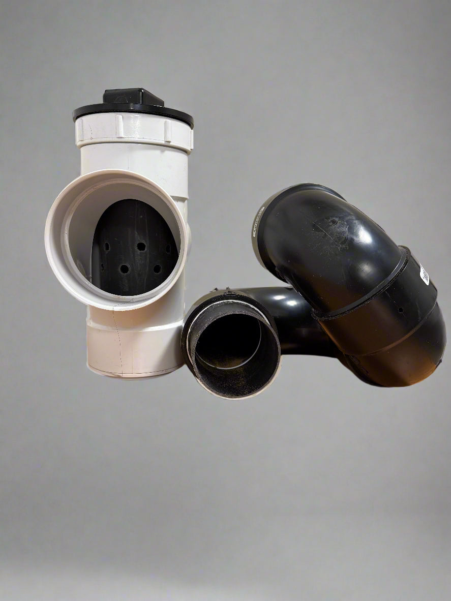 Petersons Back Water Valve with P-Trap